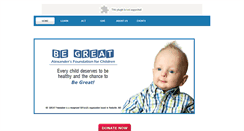 Desktop Screenshot of begreatfoundation.org